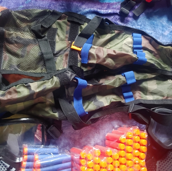 NERF Rival Mask, Darts & Vest Lot - Picture 13 of 15